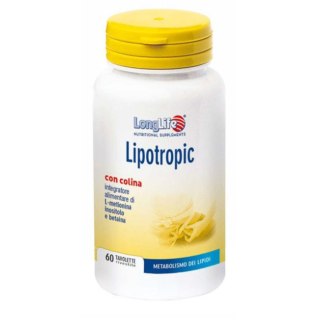 Lipotropic Integratore Metabolismo Lipidi 60 Tavolette - LongLife