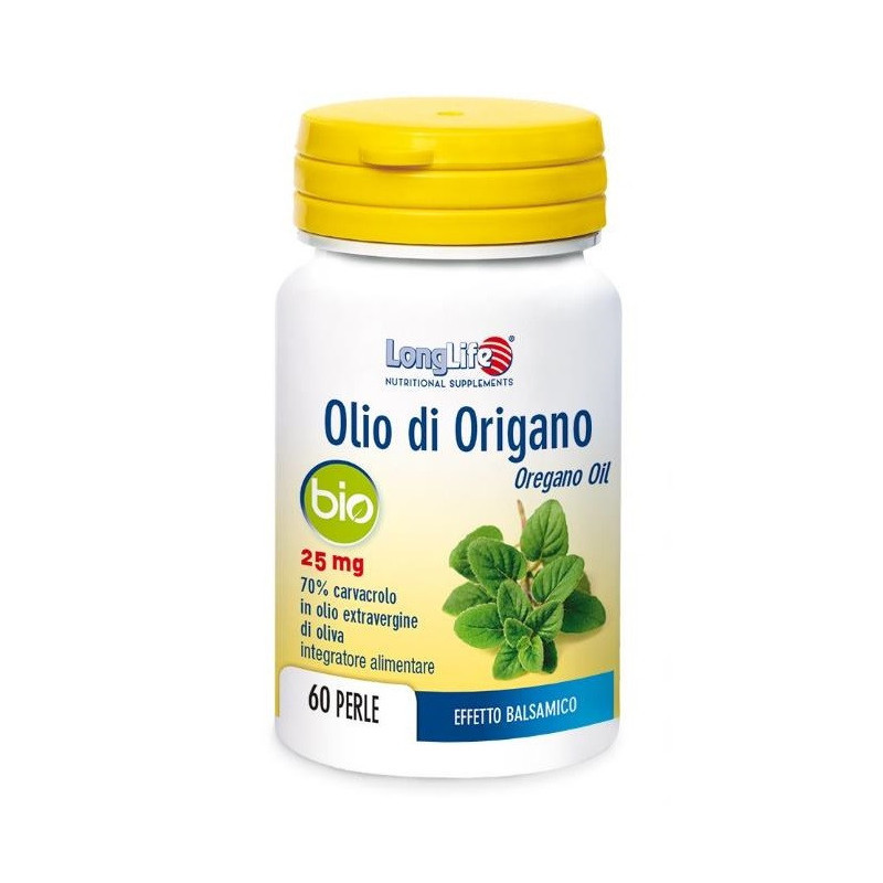 Olio di Origano Bio Longlife 60 Perle - Longlife