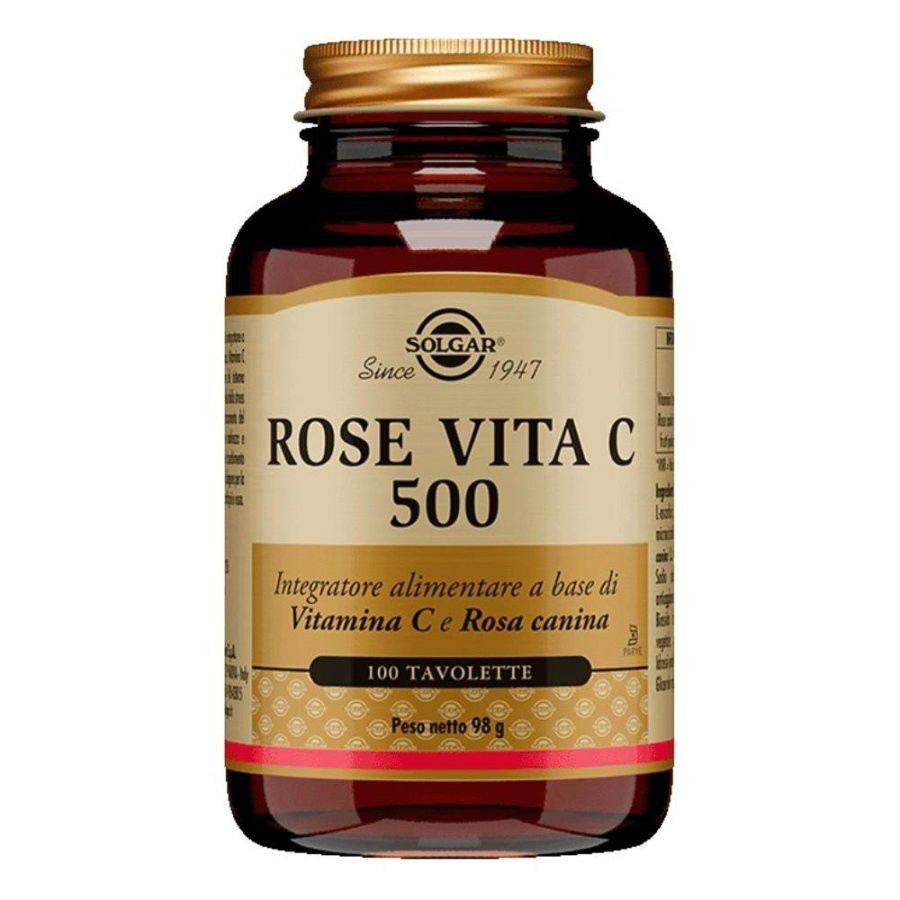 Solgar Rose Vita C500 100 Tavolette - Immagine 5