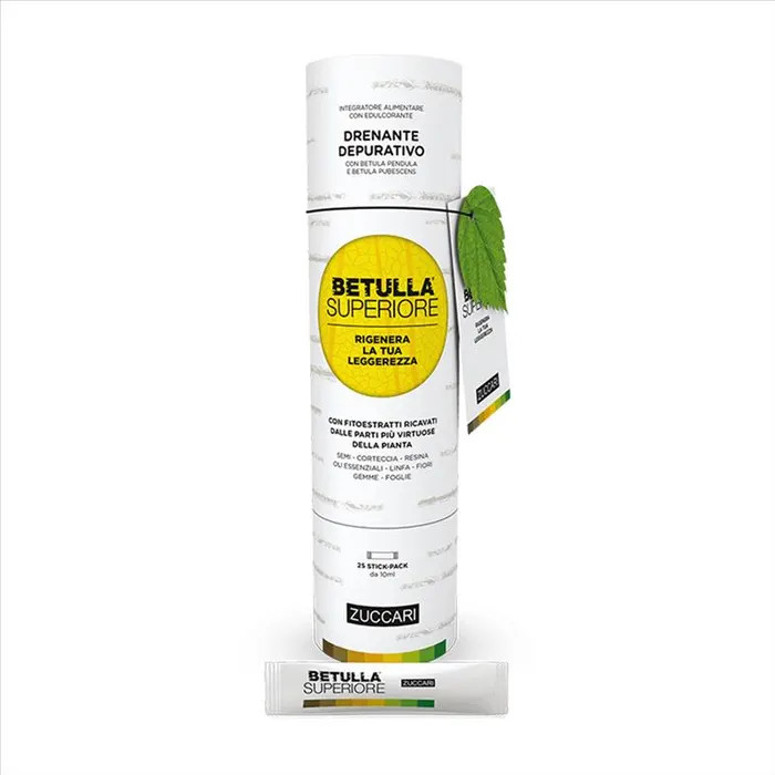Betulla Superiore Integratore Alimentare Drenante in Stick Pack 25x10ml - Zuccari