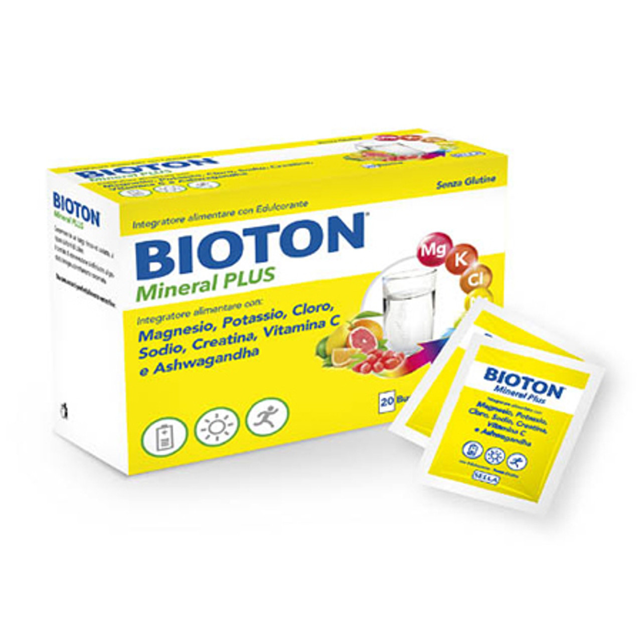 Bioton Mineral Plus Integratore Alimentare con Sali Minerali 20 Bustine - Bioton