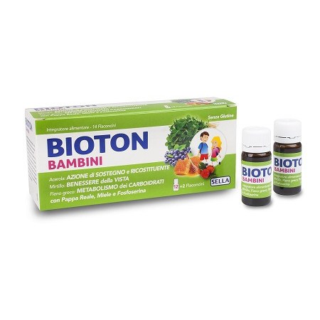 Bioton Bambini Nuovo Integratore Alimentare in Flaconcini - Bioton