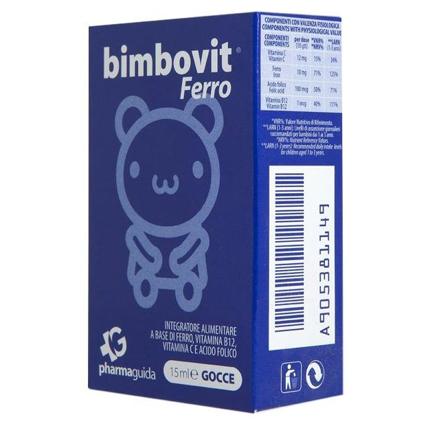 Bimbovit Ferro Gocce Integratore Alimentare 15 ml - Bimbovit
