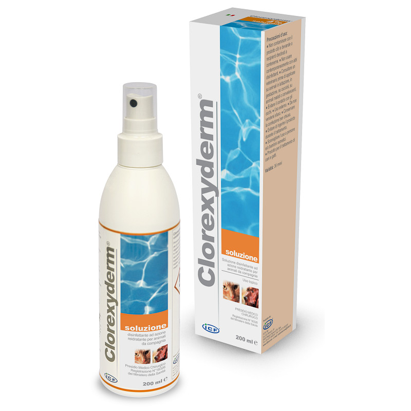 Clorexyderm Soluzione Disinfettante Reidratante 200ml - Clorexyderm