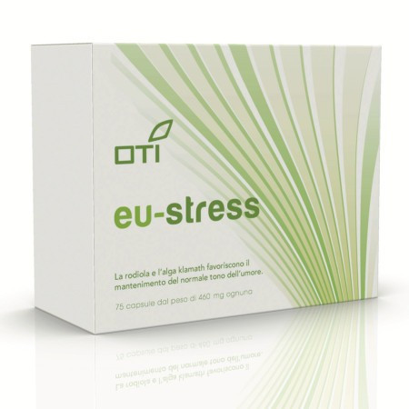 Eu Stress Integratore con Estratti Vegetali, Magnesio e Arginina 75 Capsule - Oti