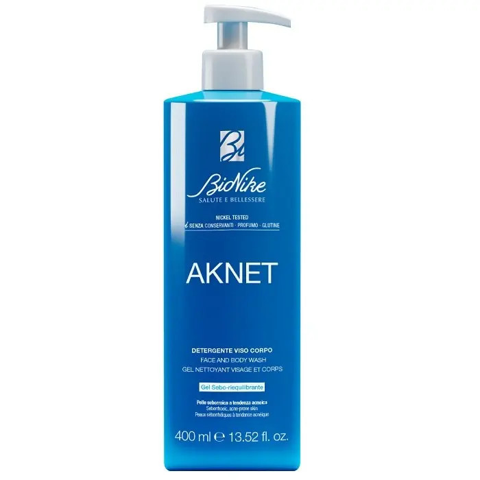 Aknet Detergente Viso e Corpo 400ml - Bionike