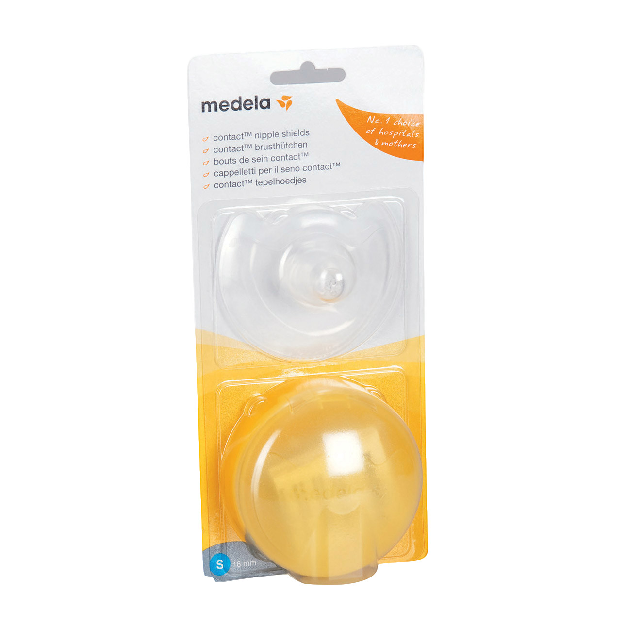 Medela Cappelletti per il Seno Contact S 2 Pezzi - Medela
