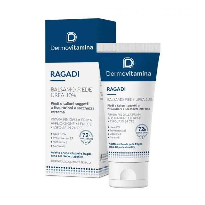 Dermovitamina Crema per Ragadi Piedi con Urea 10% 75ml - Dermovitamina