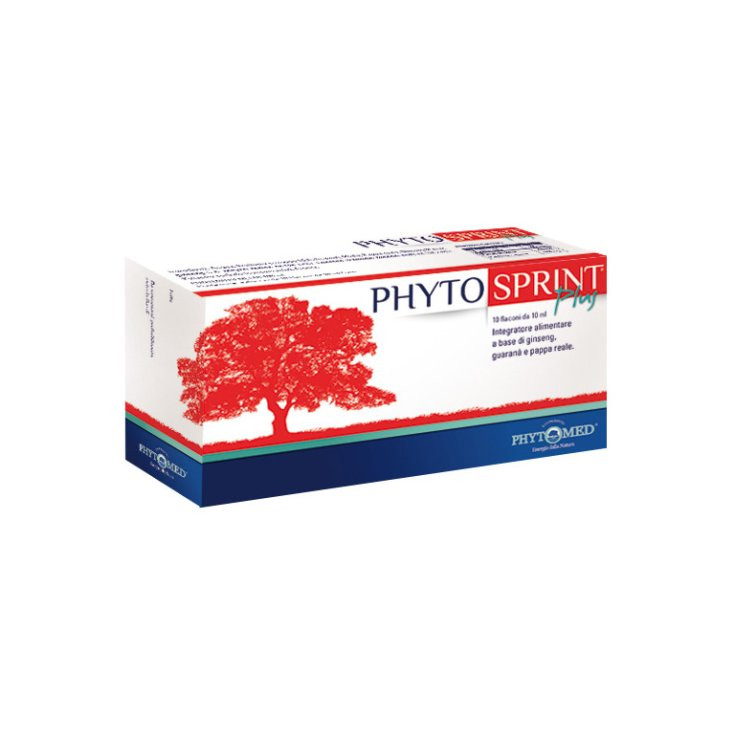 Phytosprint Plus Integratore per Stanchezza Fisica e Mentale 10 Flaconcini - Phytomed
