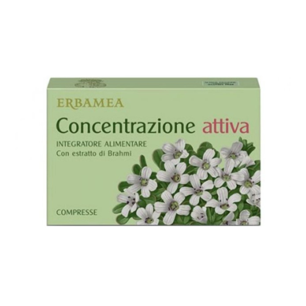 Concentrazione Attiva Erbamea Integratore per Memoria 24 Compresse - Erbamea