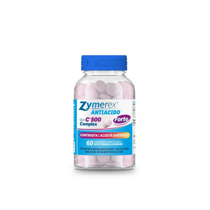 Zymerex Antiacido Forte Integratore per Acidità Gastrica 60 Compresse - Zymerex
