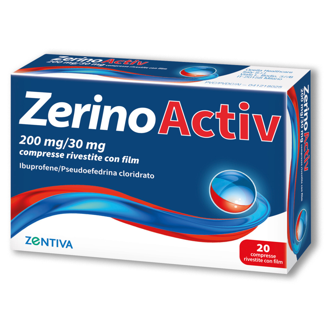 Zerinoactiv 200mg/30mg Compresse Rivestite con Film 20 Compresse - Zerinol