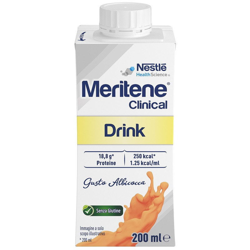 Nestlé Meritene Clinical Albicocca bevanda iperproteica 200ml - Nestlé