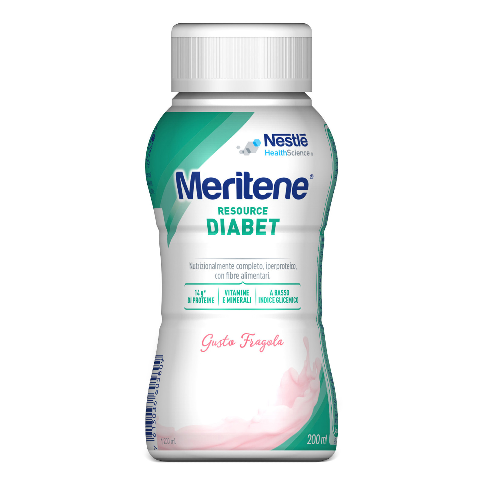Meritene Resource Diabet Fragola Alimento Iperproteico 200ml - Meritene