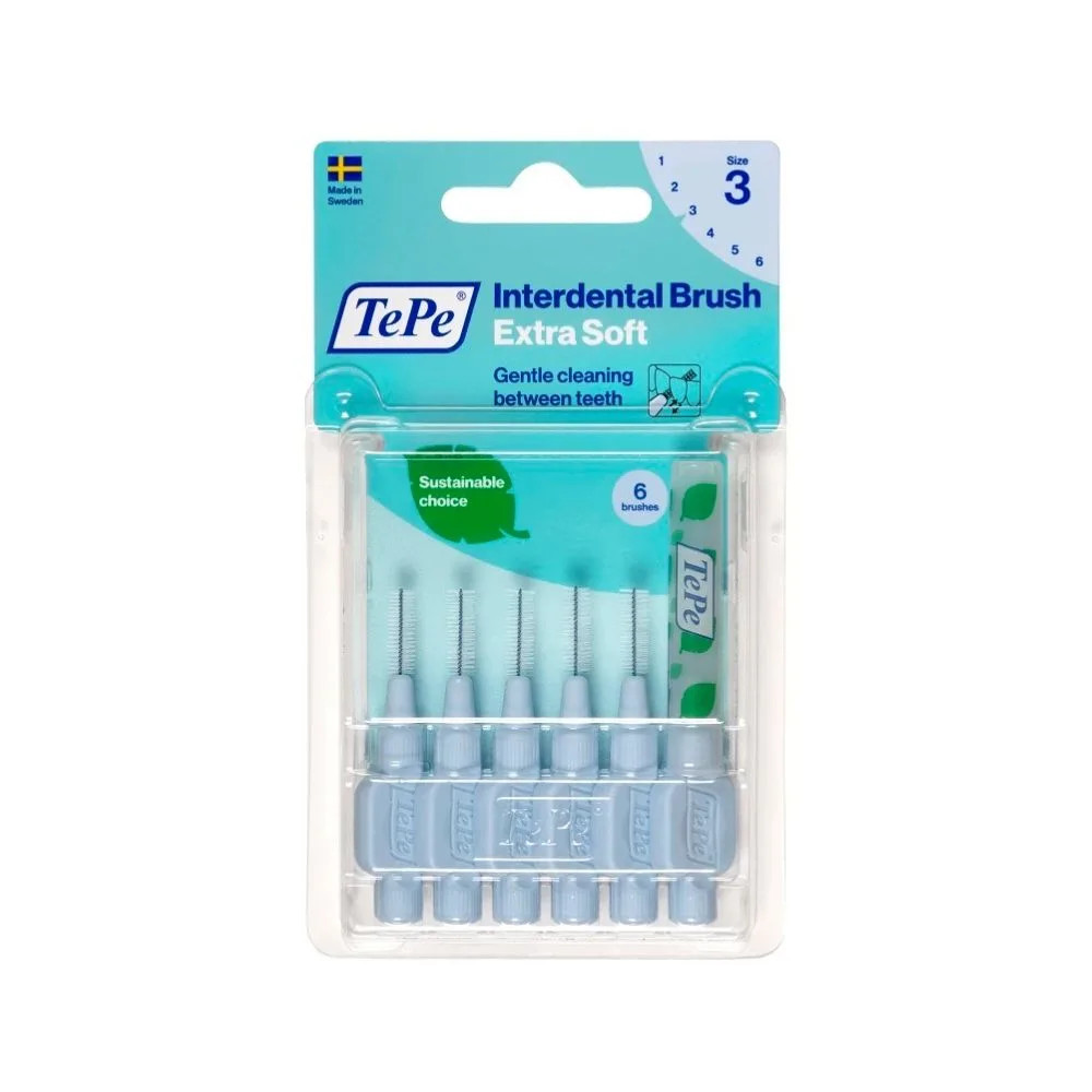 TePe Scovolino Extra Soft Blu 0,6 mm - 6 Pezzi