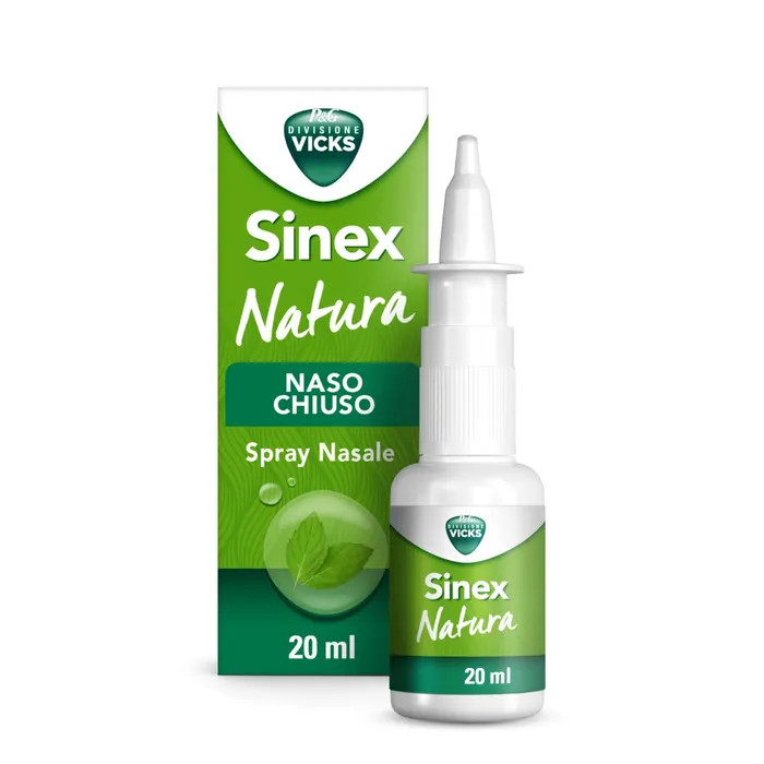 Sinex Natura Spray Salino Nasale Ipertonico 20ml - Vicks