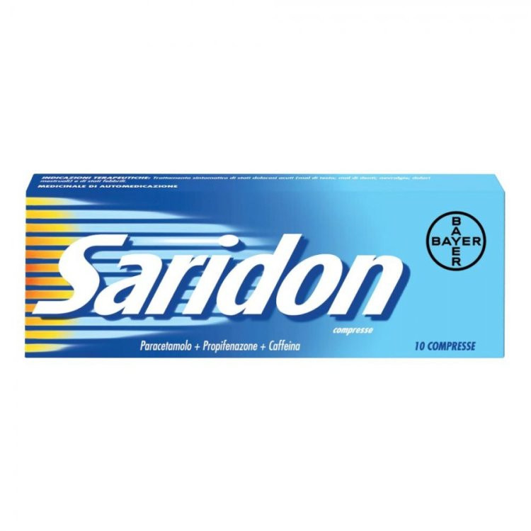 Saridon Compresse per Dolore e Febbre 10 Compresse - Saridon