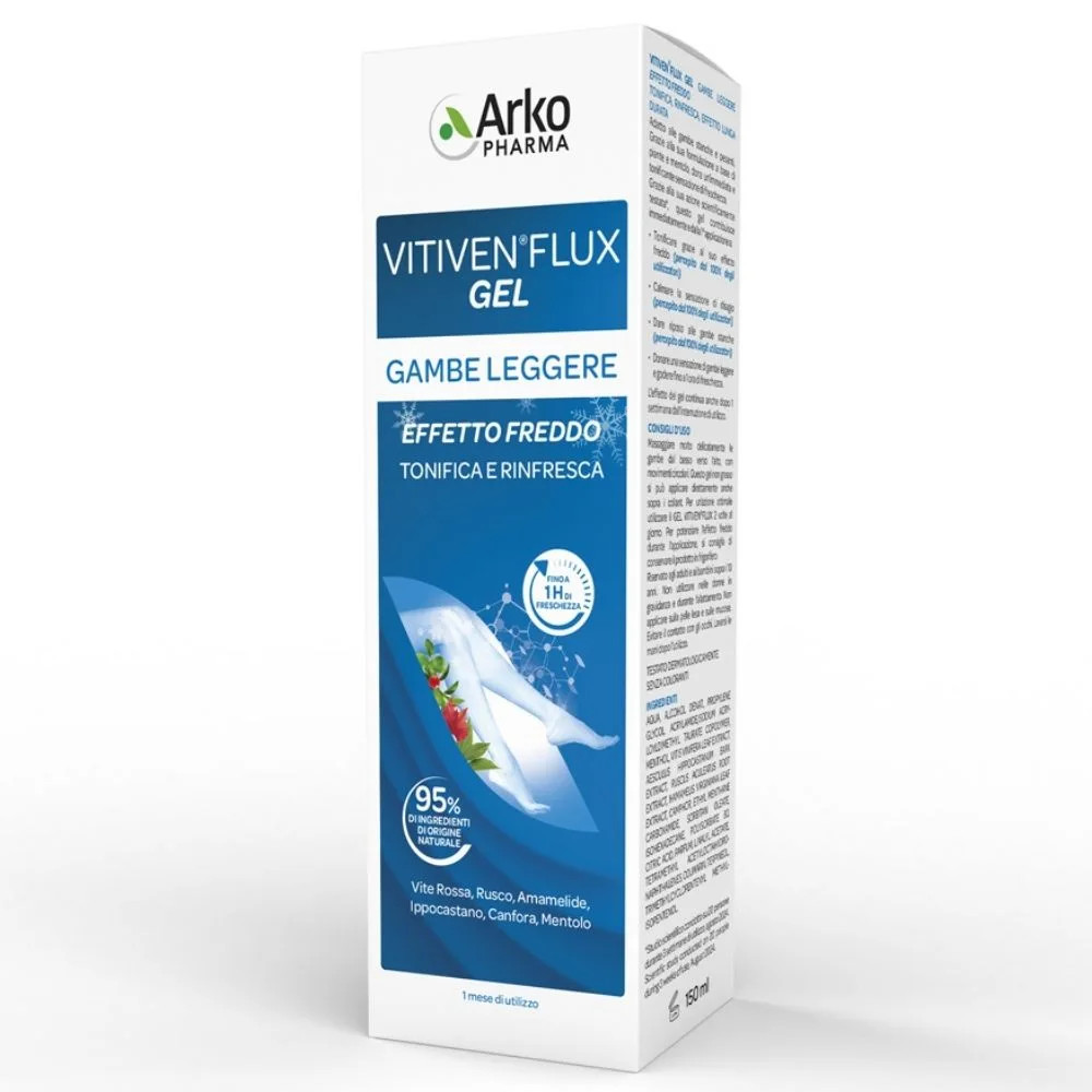 Vitiven Flux Gel Effetto Freddo Gambe 150 ml - Arkopharma