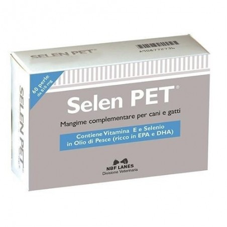 Selen Pet Integratore Cani e Gatti N.B.F. Lanes 60 Perle - N.B.F. Lanes