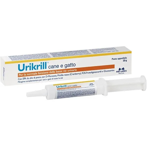 Urikrill Pasta Mangime Complementare Cani e Gatti 30g - N.B.F. Lanes