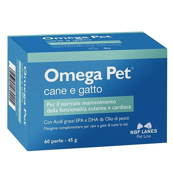 Omega Pet Alimento Complementare Cani Gatti 60 PRL - N.B.F. Lanes