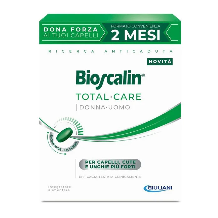 Bioscalin Total Care Integratore per Capelli, Unghie e Pelle 60 Compresse - Bioscalin