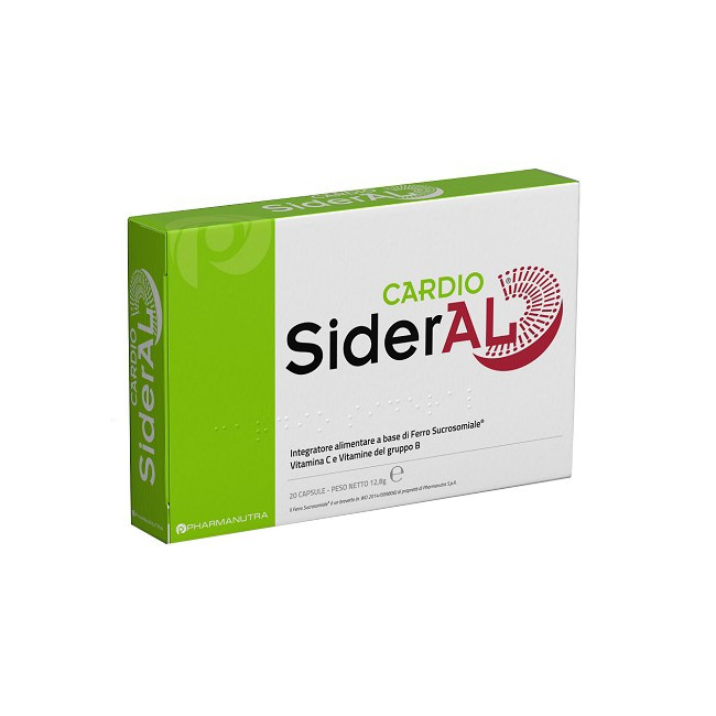 Sideral Pharmanutra Cardiosideral Integratore Di Ferro 20 Capsule - Immagine 7