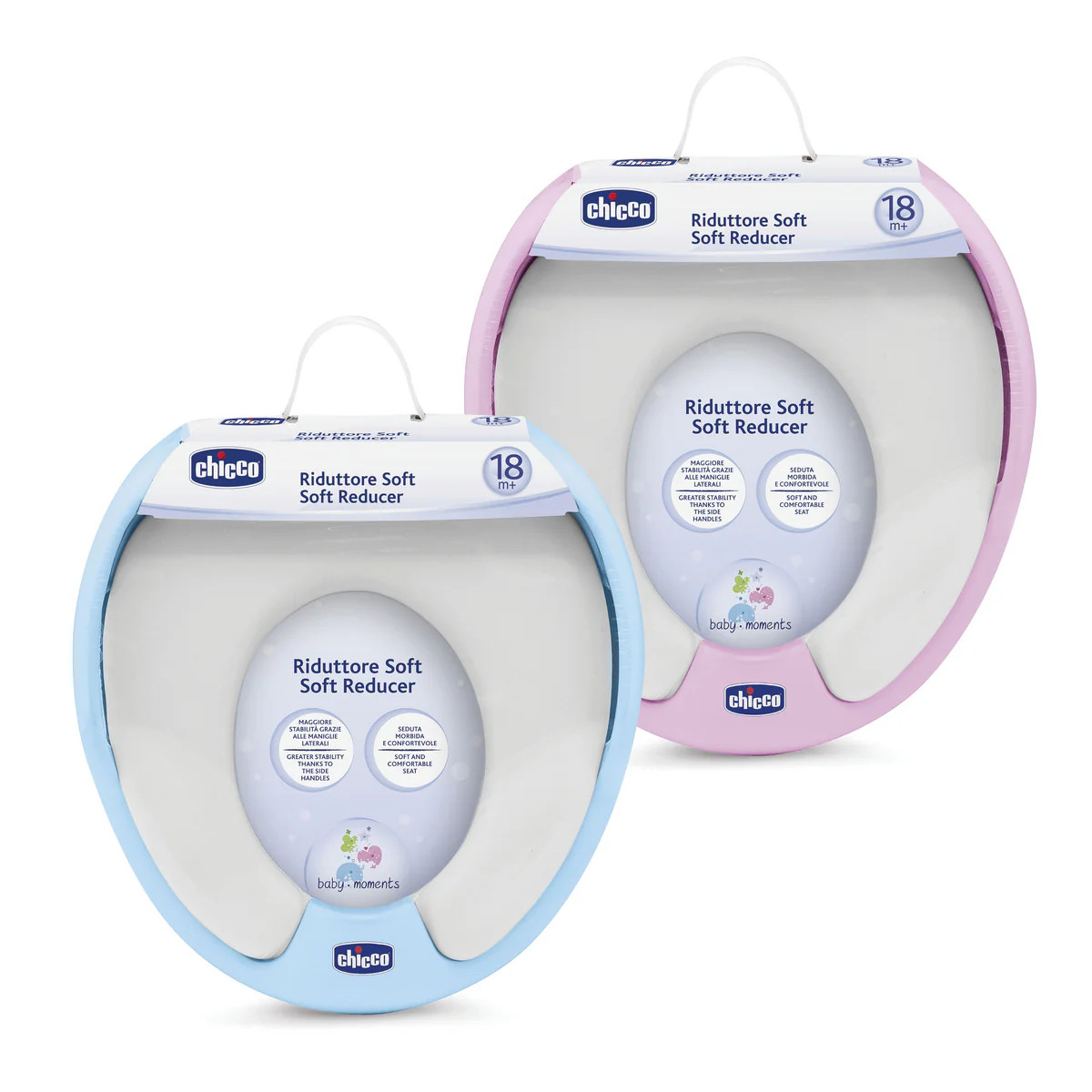 Chicco Riduttore Soft per WC Morbido e Imbottito con Maniglie - Chicco