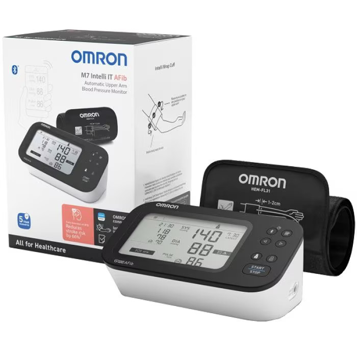 Omron Misuratore Di Pressione M7 Intelli It Afib Per La Parte Superiore Del Braccio - Immagine 9