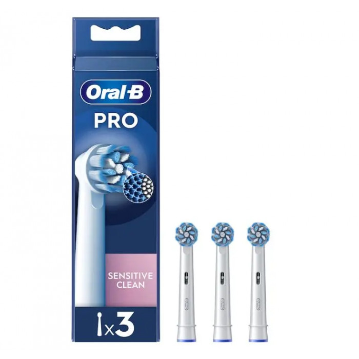Oral-B Power Refill Eb60-3 Sensitive Clean 3 Testine Di Ricambio - Immagine 8