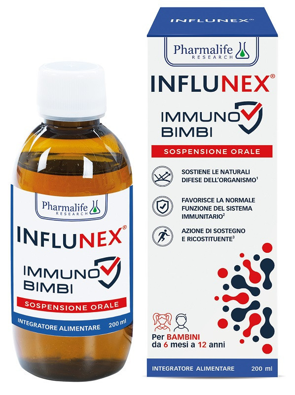 Pharmalife Research Rosa Influnex Immuno Bimbi 200 Ml - Immagine 3