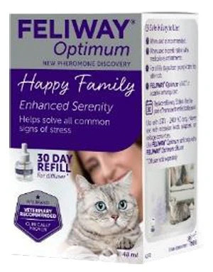 Feliway Optimum Ricarica Feromoni Gatti 48ml - Feliway
