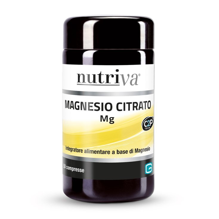 Nutriva Magnesio Citrato 50 Compresse - Integratore A Base Di Magnesio - Immagine 5