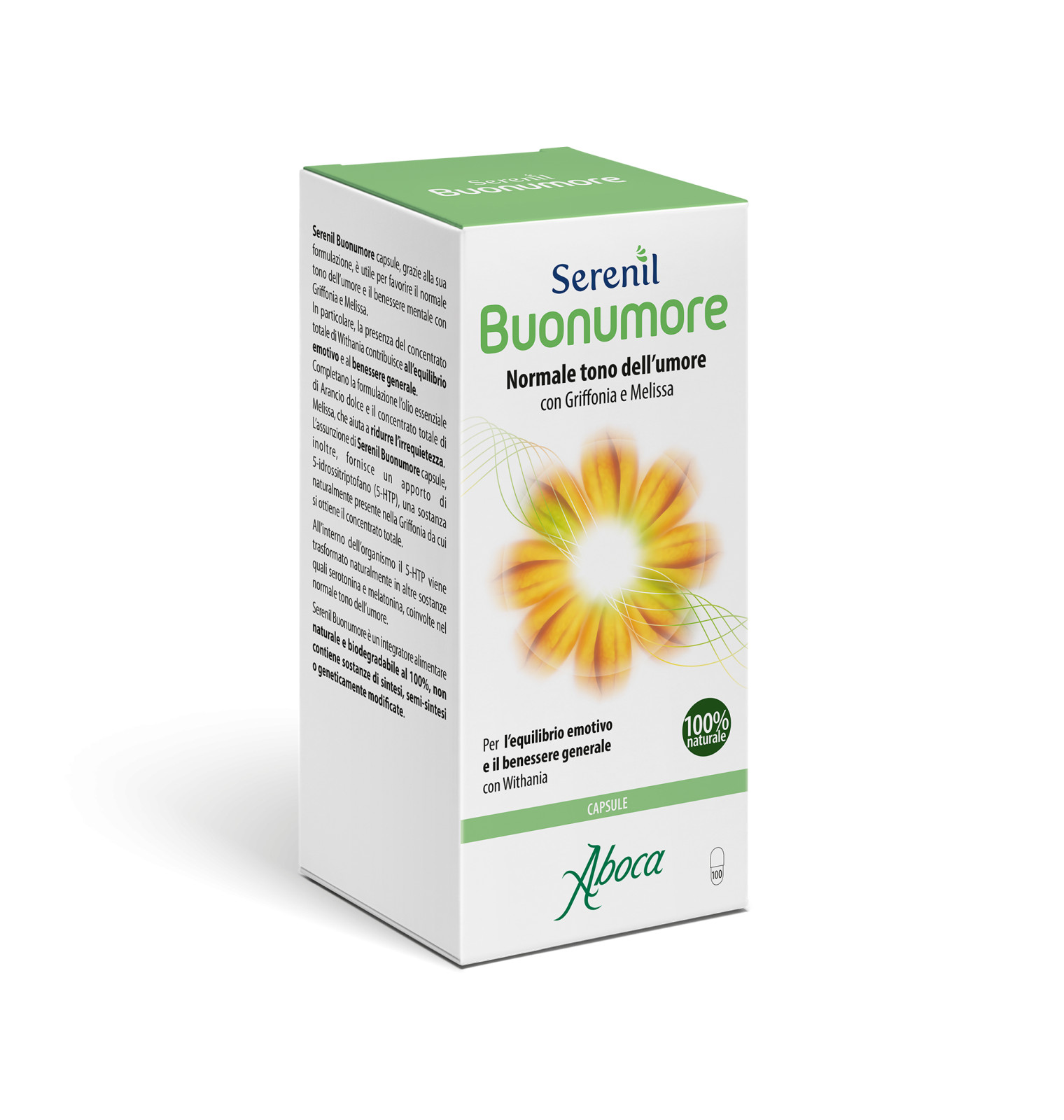 Aboca Serenil Buonumore Integratore Per Benessere Mentale 100 Capsule - Immagine 5