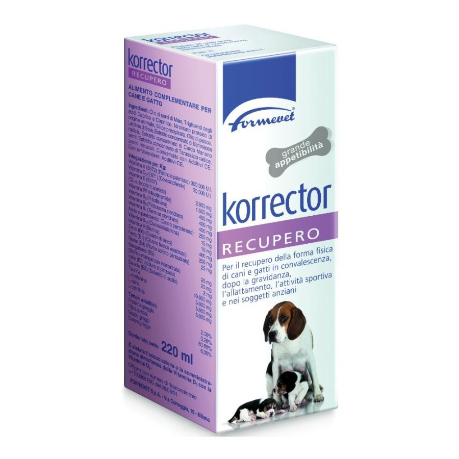 Formevet Korrector Recupero Per Benessere Cani E Gatti 220Ml - Immagine 5