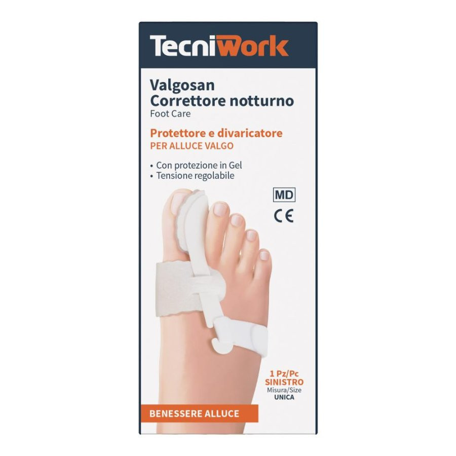 Valgosan - Correttore Notturno Per Alluce Valgo Sinistro Misura Unica - Immagine 6