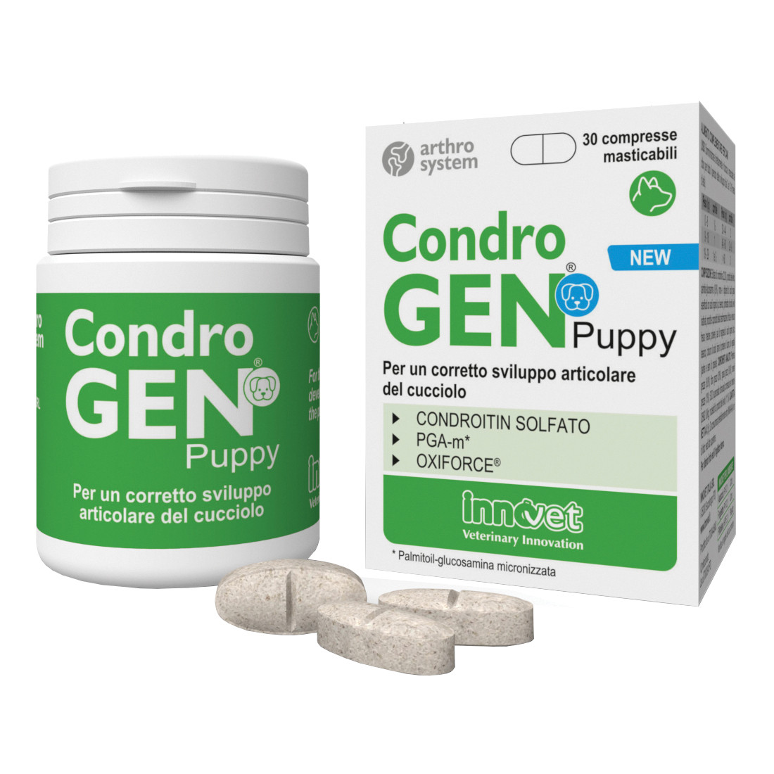 Innovet Italia Condrogen Puppy Integratore Per Articolazioni Cuccioli Di Cane 30 Compresse - Immagine 5