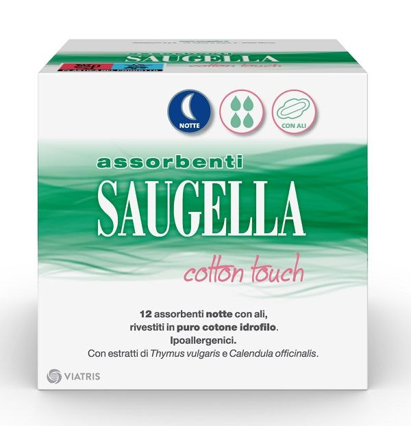 Meda Pharma Spa Saugella Cottontouch Assorbenti Cotone Notte 12 Pezzi - Immagine 4