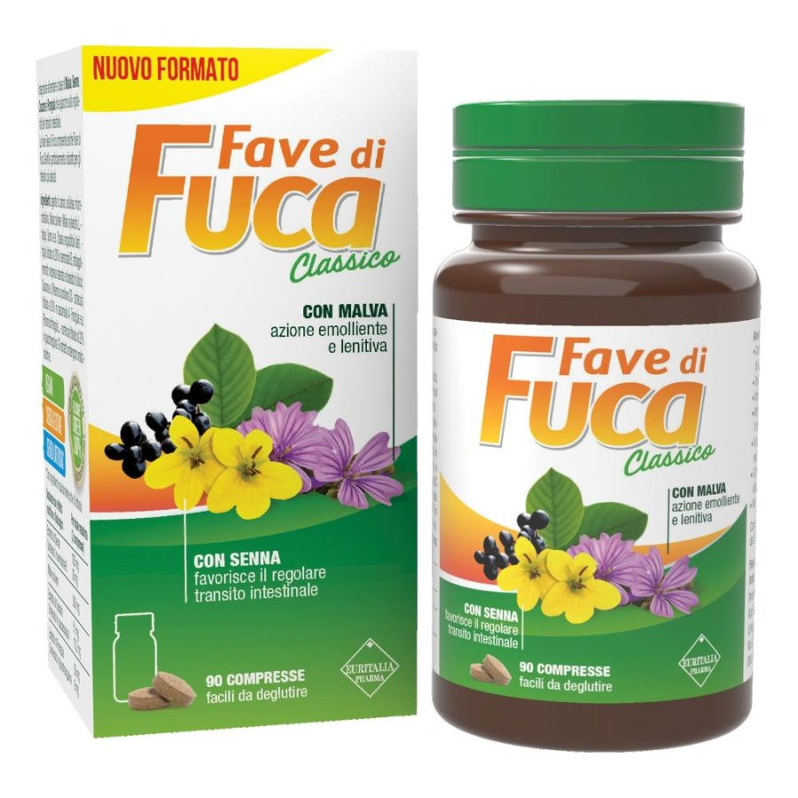 Fave di Fuca Classico Integratore Regolarità Intestinale con Senna e Malva 90 Compresse - Coswell