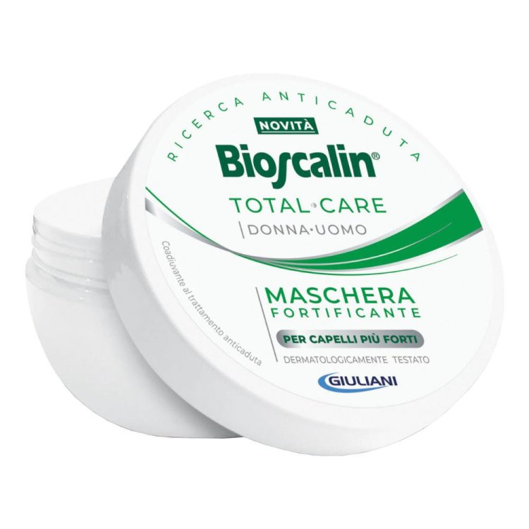 Giuliani Spa Bioscalin Total Care Maschera Fortificante - Maschera Rinforzante Per Capelli Deboli - 200 Ml - Immagine 4