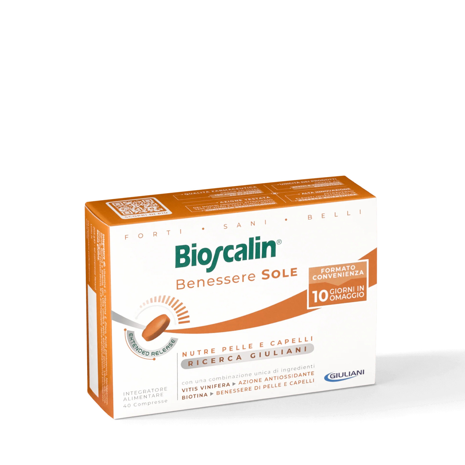 Bioscalin Sole Bioscalin Benessere Sole Integratore Capelli E Pelle 30+10 Compresse - Immagine 4