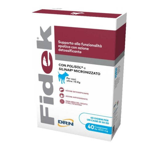 Drn Fidek Per Supporto Epatico Cani 40 Compresse - Immagine 10
