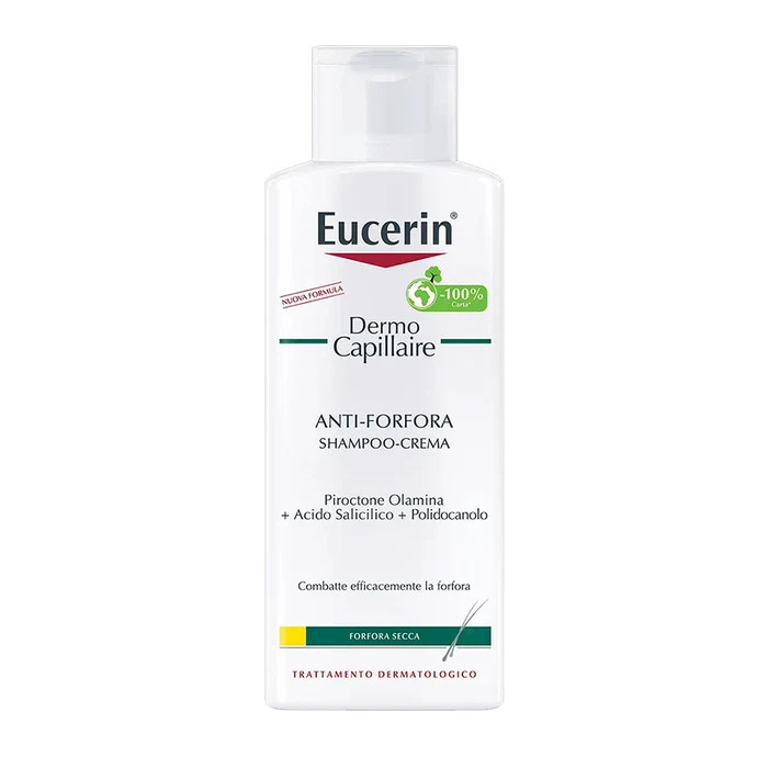 Eucerin Unisex Crema Dermocapillaire Shampoo- Anti-Forfora Secca 250Ml - Shampoo Antiforfora - Immagine 8