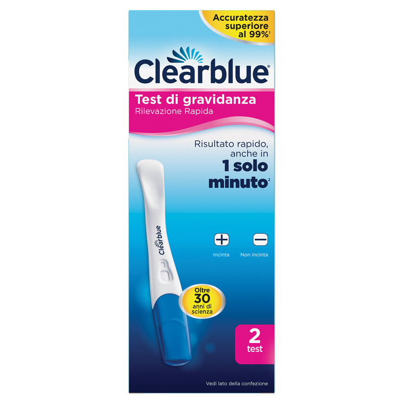 Clearblue Test di Gravidanza Rilevazione Rapida 2 Pezzi - Clearblue