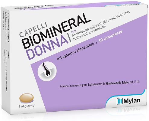 Biomineral Donna Integratore per capelli 30 compresse