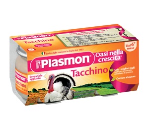 Plasmon Omogeneizzato di Tacchino 2 X 80 gr