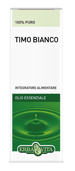 Erba Vita Olio Essenziale Timo Bianco Integratore Balsamico 10 ml