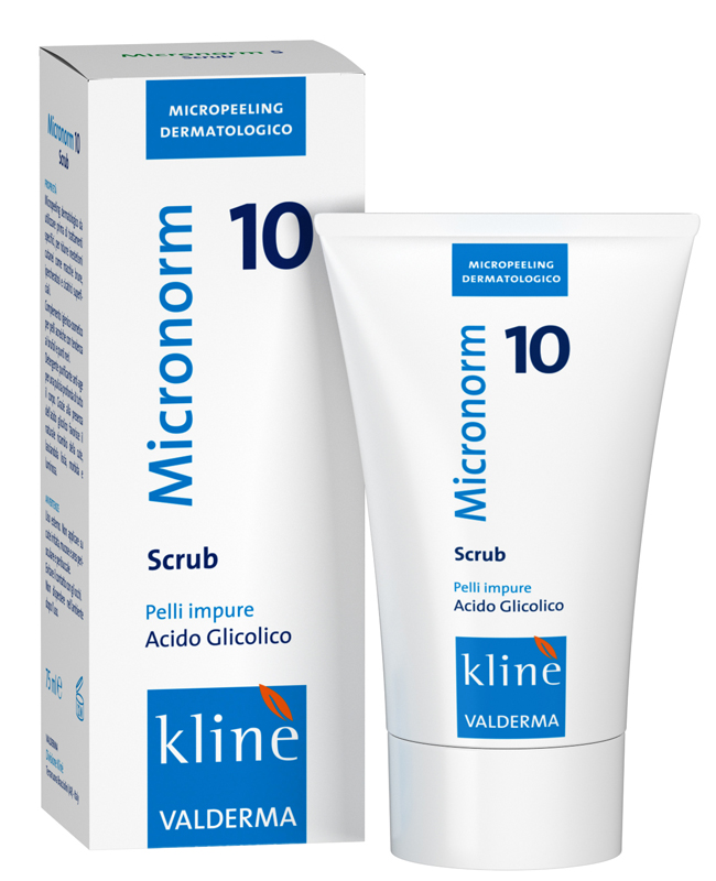 Micronorm 10 scrub detergente per l'acne 75 Ml