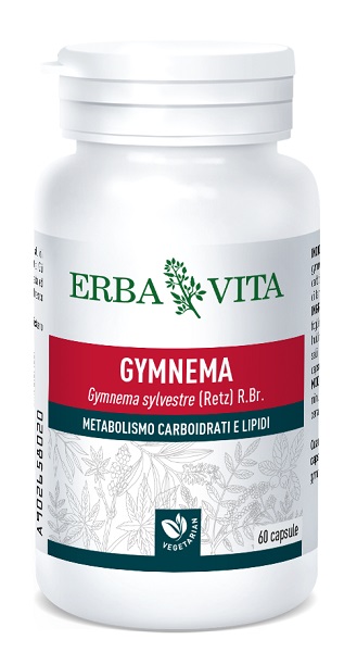 Erba Vita Gymnema Integratore Metabolismo Carboidrati e Lipidi 60 Capsule