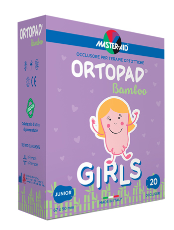 Master-aid Ortopad Girls Occlusore per ortottica junior 20 pezzi